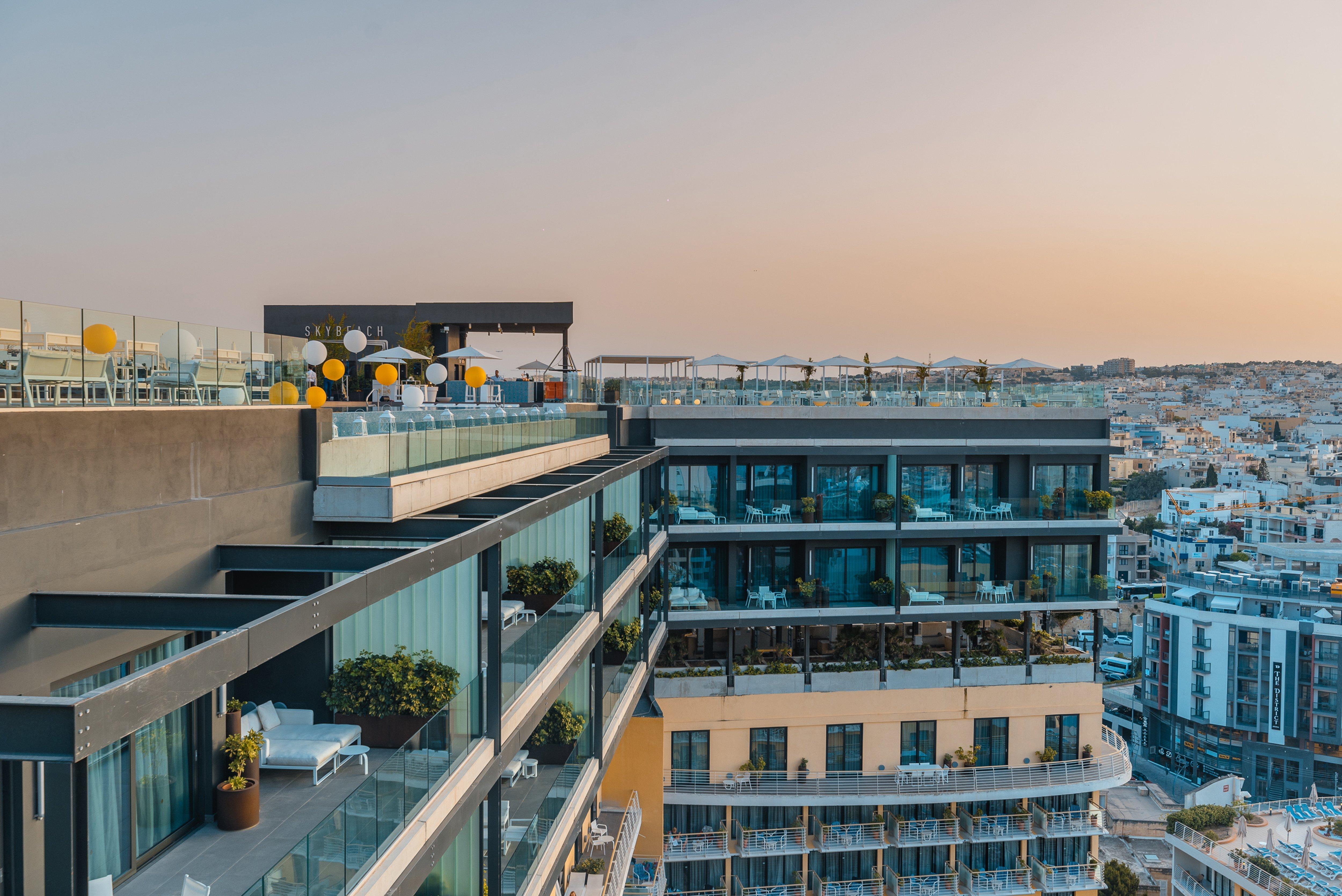 Intercontinental Malta By Ihg Hotel Saint Julian's Exterior photo The view from the rooftop of the hotel